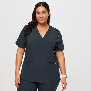 FIGS Dark Harbor Casma 3-Pocket Scrub Top